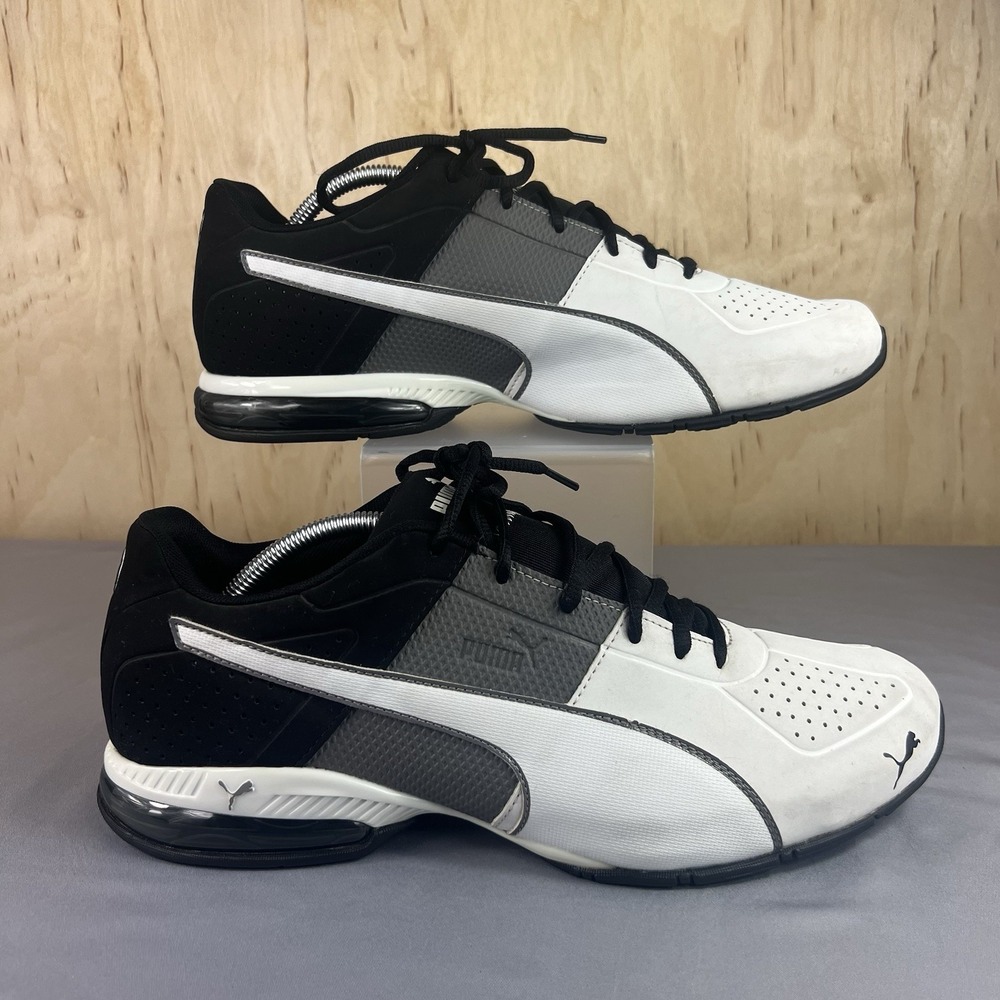 PUMA Cell Surin 2 Gray Black Sneakers Men's Size 12 189074-07